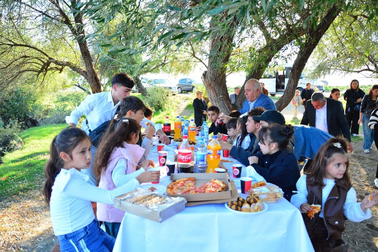Ağtafada şəhid övladları üçün ekskursiya təşkil olunub - FOTOLAR